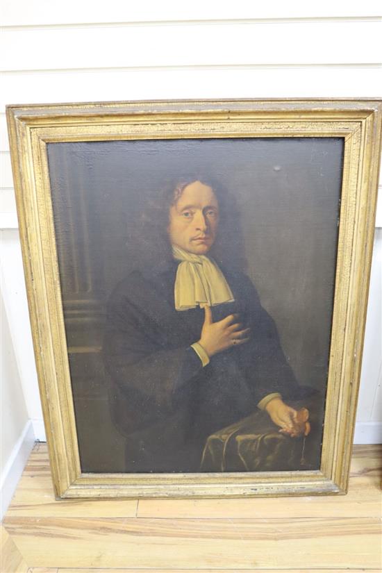 English School (18th/19th century), Half-length portrait of Rev. Thomas Wood (1772-1858), 30in x 28in